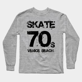 Skate Venice Beach (black letters) Long Sleeve T-Shirt